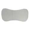 Gray Piqué Ergonomic Crib Pillow Gray Piqué Ergonomic Crib Pillow