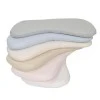 Gray Piqué Ergonomic Crib Pillow Gray Piqué Ergonomic Crib Pillow