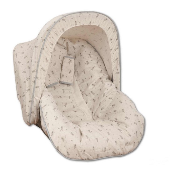Colchoneta Grupo 0 + capota Bunny Beige|Originalbaby Colchoneta Grupo 0 + capota Bunny Beige