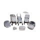 Saco Silla + Manoplas Game Gris|Originalbaby Saco Silla + Manoplas Game Gris