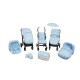 Colchoneta Silla Garden Azul|Originalbaby Colchoneta Silla Garden Azul