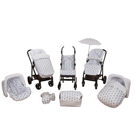 Colchoneta Silla Ligera Tepee Gris|Originalbaby Colchoneta Silla Ligera Tepee Gris