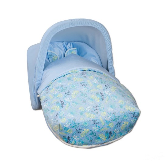Saco Silla + Manoplas Garden Azul|Originalbaby Saco Silla + Manoplas Garden Azul