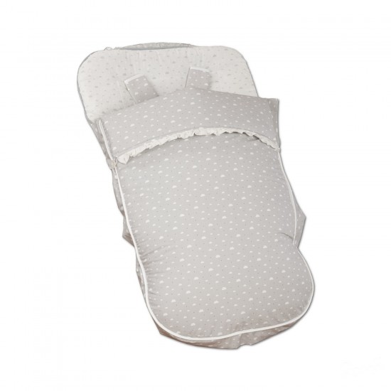 Saco Bugaboo Cloud Gris|Originalbaby Saco Bugaboo Cloud Gris