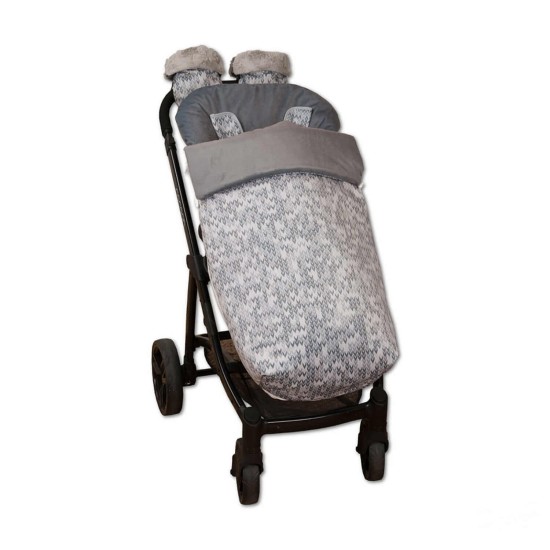 Saco Silla + Manoplas Game Gris|Originalbaby Saco Silla + Manoplas Game Gris