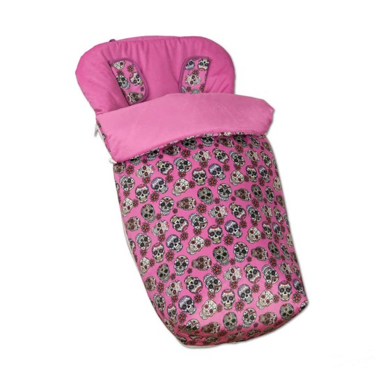 Saco Silla con Manoplas Lovely Skull Fucsia Saco Silla con Manoplas Lovely Skull Fucsia