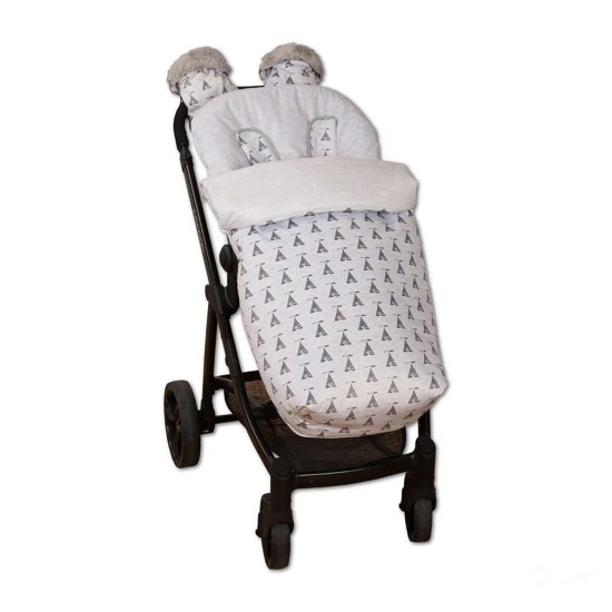 Manoplas Tepee Gris|Originalbaby Manoplas Tepee Gris