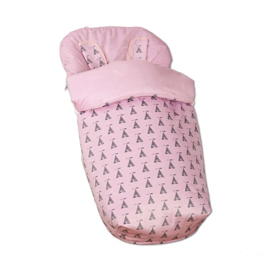Saco Silla + Manoplas Tepee Gris|Originalbaby Saco Silla + Manoplas Tepee Gris