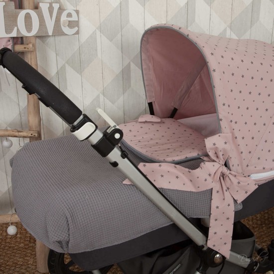 Colcha Bugaboo Little Star Gris