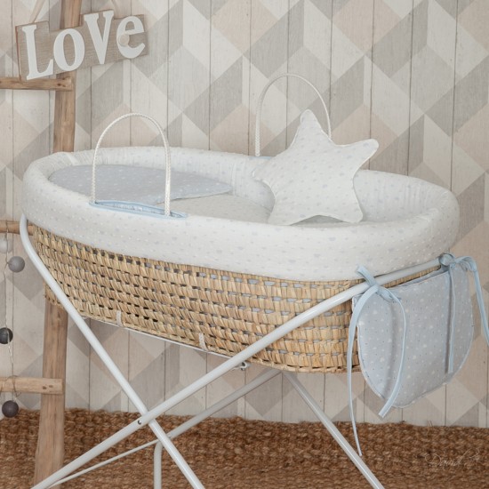 Capazo Reversible Cloud Gris|Originalbaby Capazo Reversible Cloud Gris
