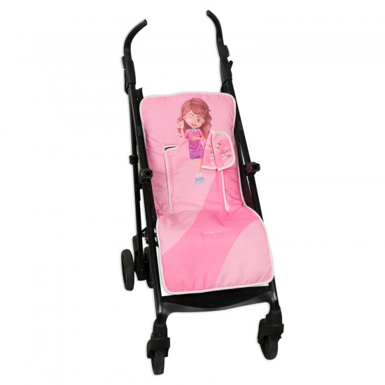 Colchoneta|Funda Silla Ligera con Cubre Arnés Beauty Girl|Originalbaby Colchoneta|Funda Silla Ligera con Cubre Arnés Beauty Girl