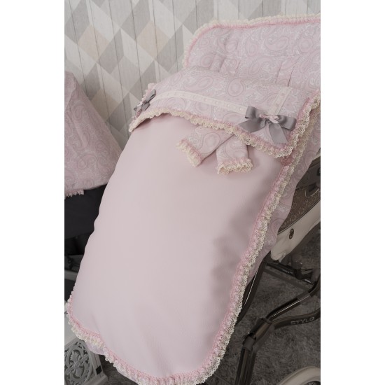 Saco para Silla paseo con Cubre Arnés Sweetly Rosa|Originalbaby Saco para Silla paseo con Cubre Arnés Sweetly Rosa