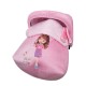 Sack Grupo 0 Raincoat with hood and covers Harness Beauty Girl