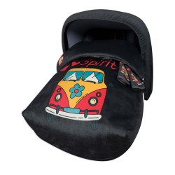 Sack Grupo 0 Raincoat with hood and covers Harness Fun Trip