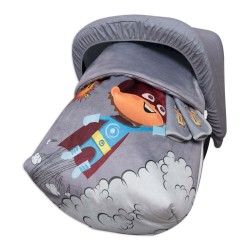 Sack Grupo 0 Raincoat with hood and covers Harness Hero Boy