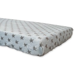Coral Gray Bottoms blue Stars 60x120