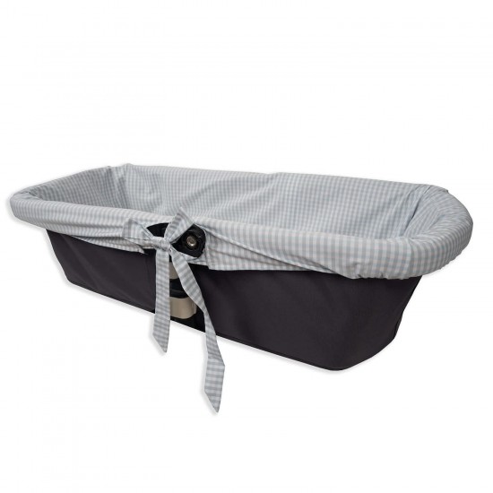 Summer Light Blue Carrycot Cover