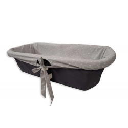 Gray Cloud Carrycot Cover