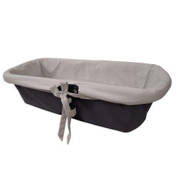 Gray Piqué Basin Cover