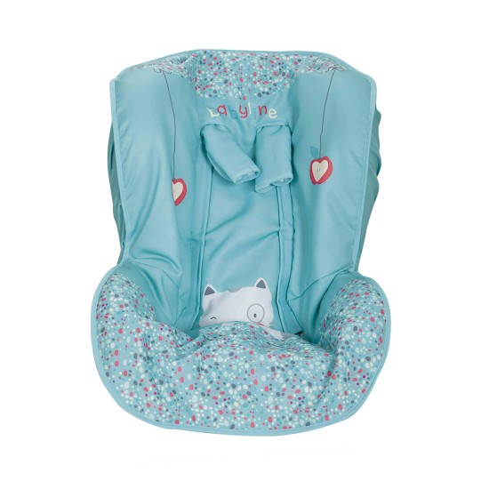 Turquoise Squirrel Car Cover