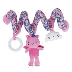Enjoy & Dream Pink Spiral Rattle