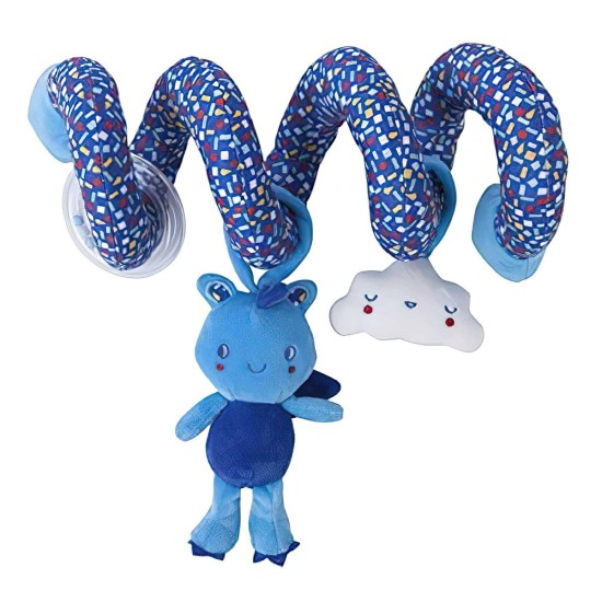 Enjoy & Dream Blue Spiral Rattle