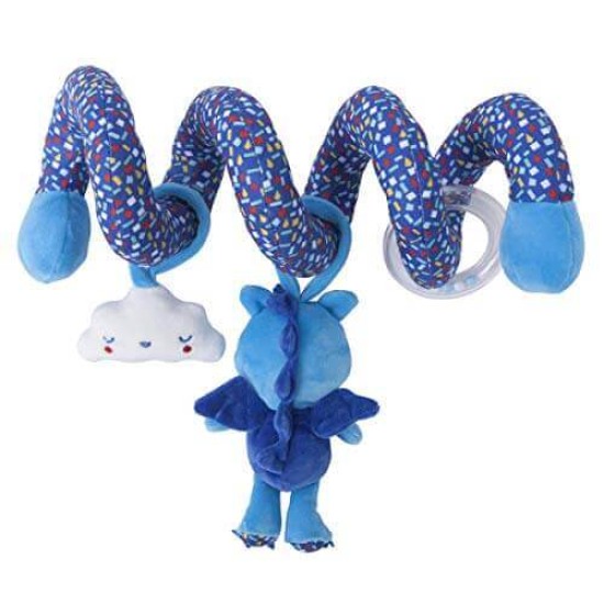 Enjoy & Dream Blue Spiral Rattle