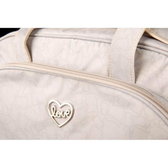 Maternity Bag and Changing Table Biscuit Gray