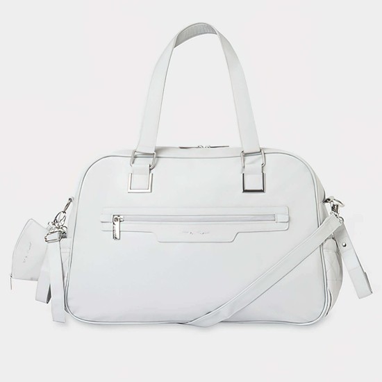 Maternity Bag Bow with Dummy Holder Gray