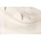 Round Beige Brioche toiletry bag