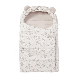 Pink carrycot footmuff