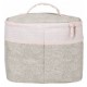 Round Toiletry Bag Caramel Pink