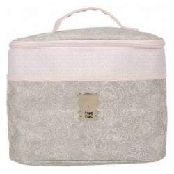 Round Toiletry Bag Caramel Pink