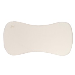 Ergonomic Piqué Crib Pillow Beige