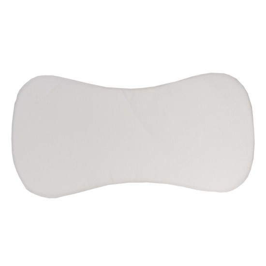 Ergonomic White Piqué Crib Pillow