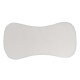 Ergonomic White Piqué Crib Pillow