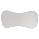 Ergonomic White Piqué Crib Pillow