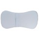 Ergonomic cuppiece pillow Piqué Celeste