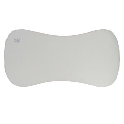 Ergonomic Piqué Crib Pillow Gray