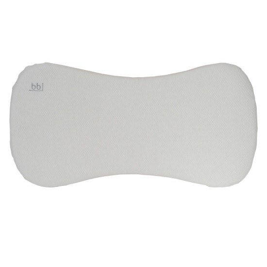 Ergonomic Piqué Crib Pillow Gray