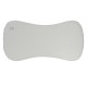 Ergonomic Piqué Crib Pillow Gray