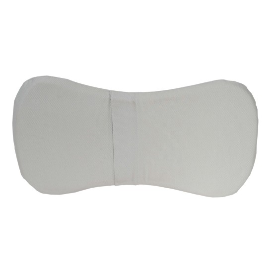 Ergonomic Piqué Crib Pillow Gray