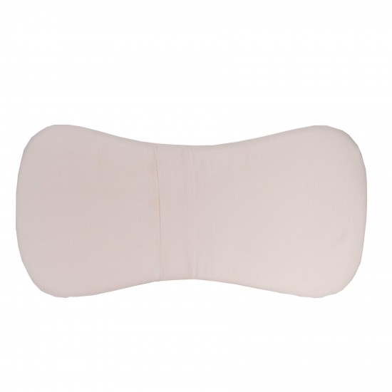 Ergonomic Pink Piqué Crib Pillow