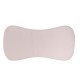 Ergonomic Pink Piqué Crib Pillow