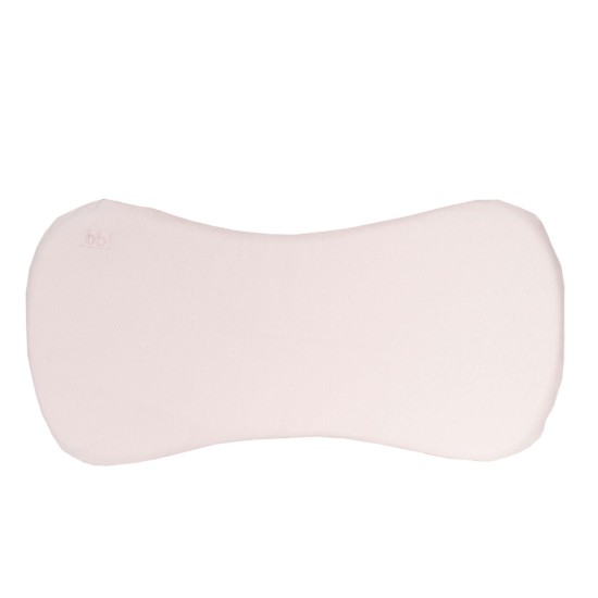 Ergonomic Pink Piqué Crib Pillow