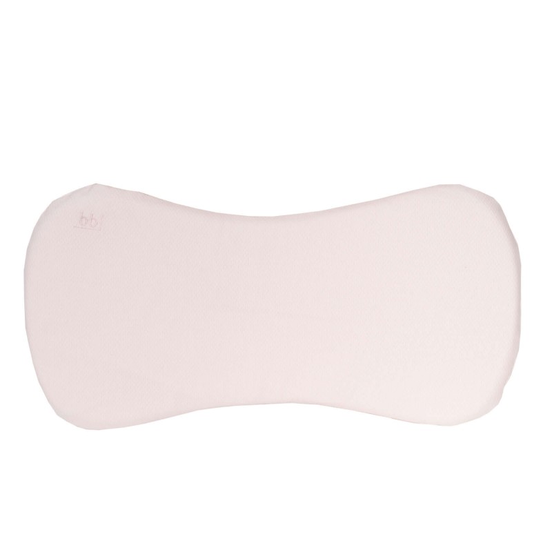 Pink Piqué Ergonomic Crib Pillow