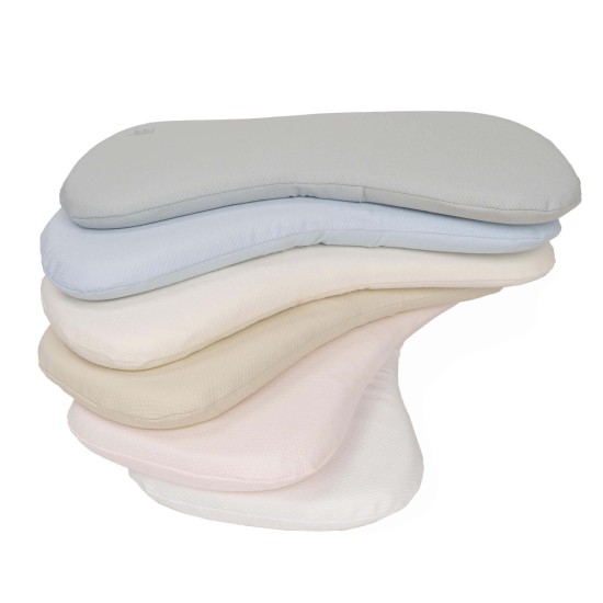 Almohada Ergonómica de Cuna Piqué Blanco