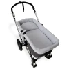 Set Capazo Tres Piezas Muselina Gris Set Capazo Tres Piezas Muselina Gris