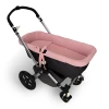 Conjunto de três peças de musselina rosa para alcofa