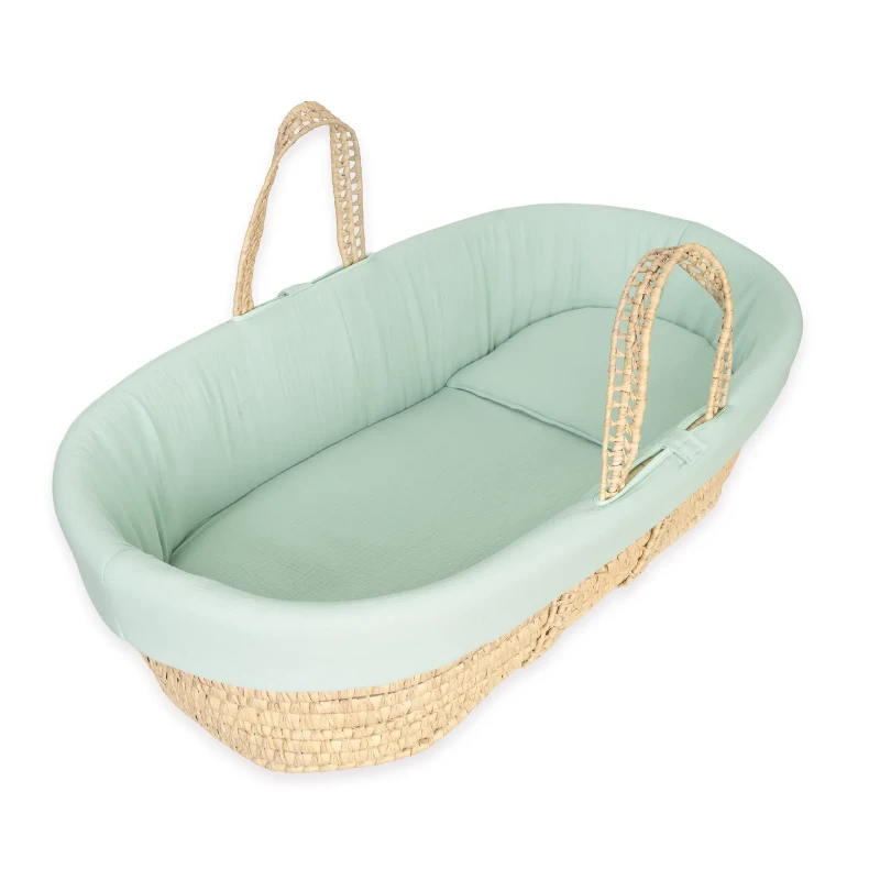 Panier en mousseline verte Panier en mousseline verte